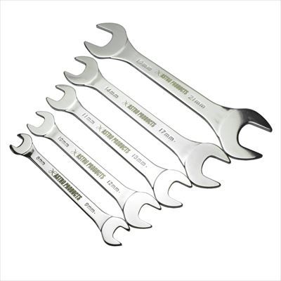 Astro Products ชุดประแจปากตายบาง / Thin Open End Wrench Set 5pc 3mm 8-21mm