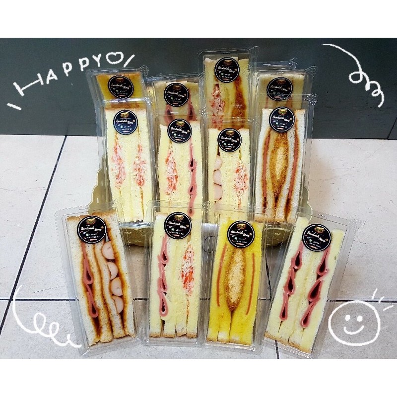 กล่องแซนวิช กล่องใส 100 ใบ S&C-T5 ซองใส100ใบ