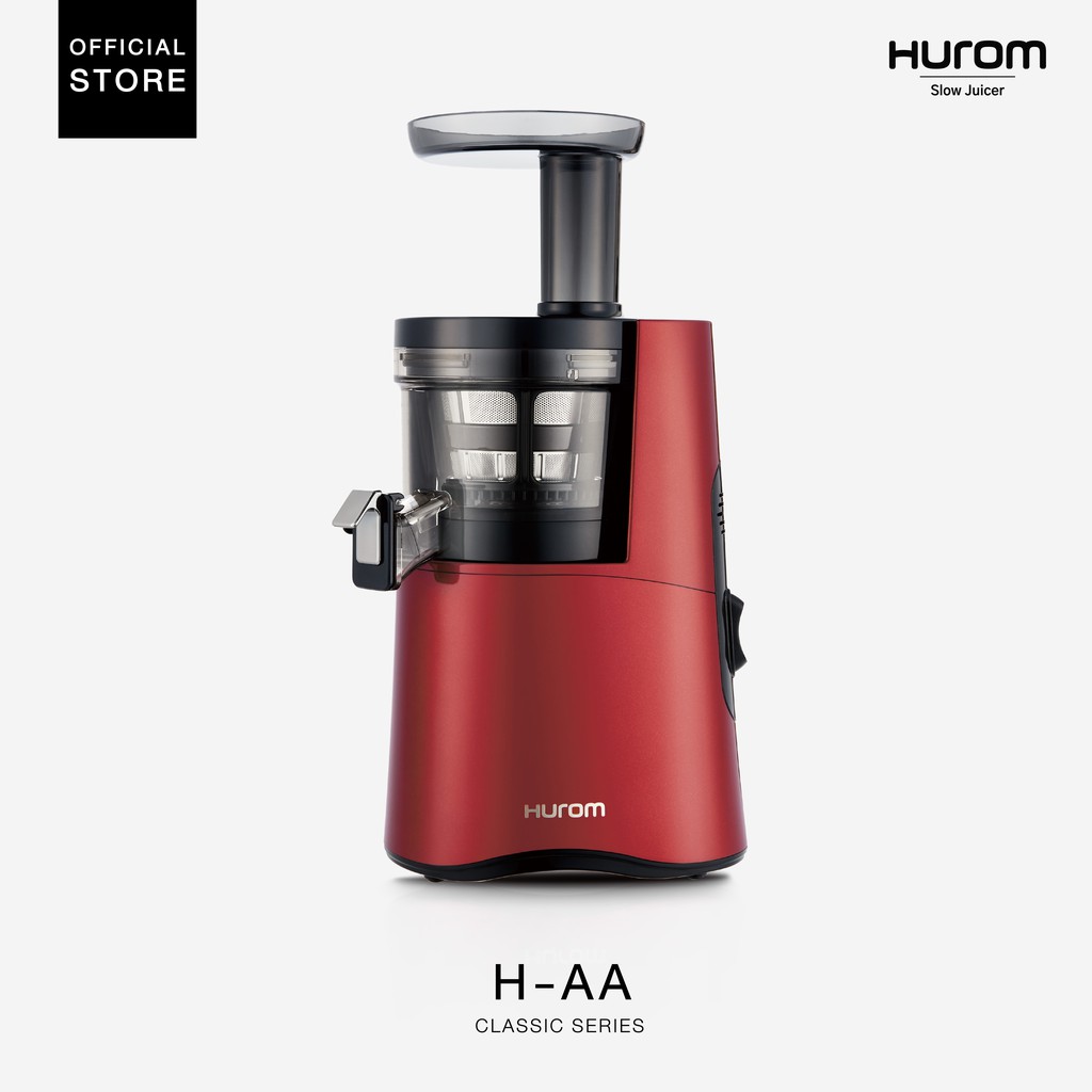 Hurom เครื่องสกัดน้ำผักและผลไม้เเยกกาก รุ่น H-AA (Classic Series) สี Wine