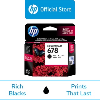 ตลับหมึก ☌หมึกพิมพ์แท้ HP 678 Tri-color Ink Cartridge (CZ108AA)