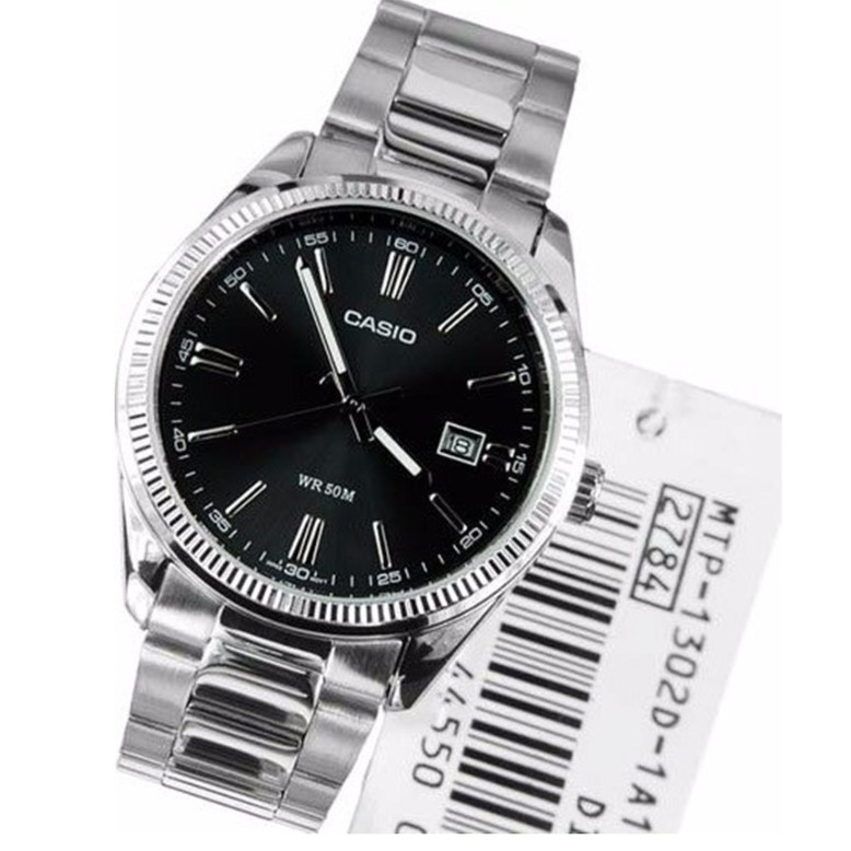 casio ของแท้ประกันศูนย์ นาฬิกาคาสิโอ ผู้ชาย รุ่น MTP-1302D MTP-1302SG / SMILEYTIME ขายแต่ของแท้ ประกันศูนย์cmg/c-thong