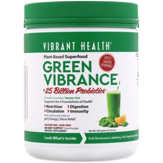 💥 Pre-order💥🇺🇸 Vibrant Health, Green Vibrance +25 Billion Probiotics, Version 18.0,