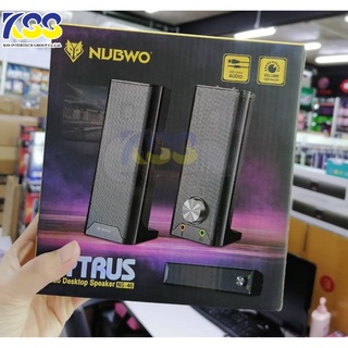 [ของแท้][ประกันศูนย์ 1 ปี] Nubwo ลำโพงเกมส์มิ่ง รุ่น SYTRUS NS-46 DUO DESKTOP SPEAKER ลำโพงคู่ Sound Bar เสียงดีเบสหนัก