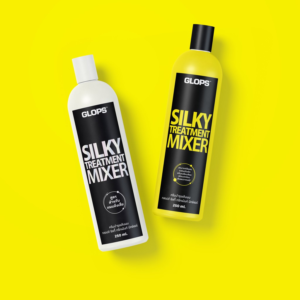 อาหารผม GLOPS SILKY TREATMENT MIXER ซิลกี้เซรั่มมิกซ์เซอร์ 250 มล.