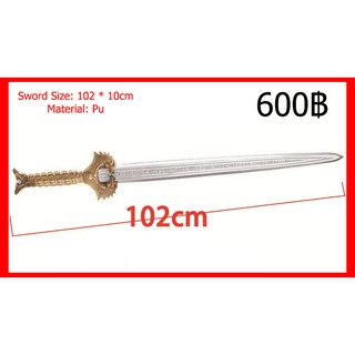 ดาบ วันเดอร์ วูแมน ฮีโร่ Wonder woman DC Hero Pu Sword Cos Prop 1:1 Sword Cosplay Role Play Childrens 102 Cm Long Foam