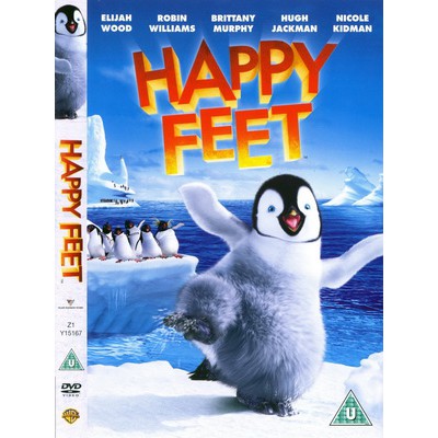 DVD หนังการ์ตูนมาสเตอร์ แฮปปี้ฟีต เพนกวินกลมปุ๊กลุกขึ้นมาเต้น ภาค1-2 Happy Feet 1-2 (พากย์ไทย/อังกฤษ
