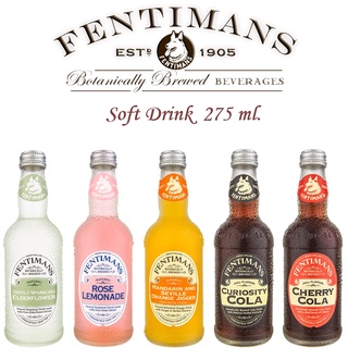 💥สินค้าพร้อมส่ง💥 เครื่องดื่มเฟนติแมนส์ 275มล. Fentimans Premium Soft Drink 275 ml. 1x12 bottles