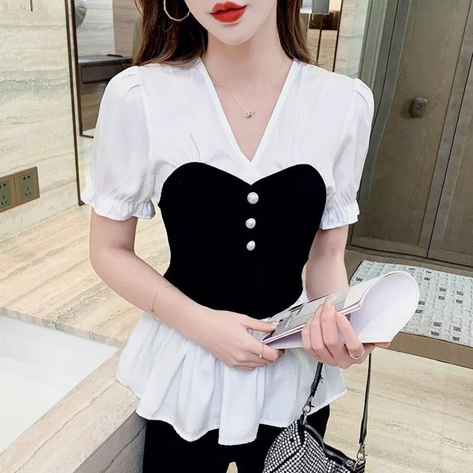Fashion Recommendation เสื้อเชิ้ตแขนสั้น คอวี เข้ารูป เข้ากับทุกการแต่ง ...