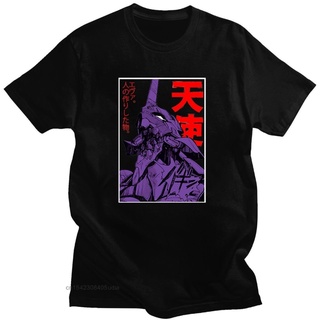 เสื้อยืดผ้าฝ้ายพิมพ์ลาย เสื้อยืด ผ้าฝ้าย พิมพ์ลายการ์ตูนอนิเมะ Evangelion Shinji สไตล์ฮิปฮอป สําหรับผู้ชาย