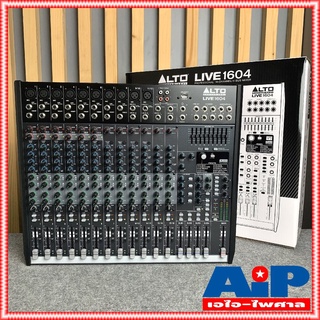 ALTO LIVE1604 MIXER (สินค้าของแท้ นำเข้าโดยNPE) LIVE1604 LIVE 1604 16CH Mixer usb interface มี เอฟเฟค USB