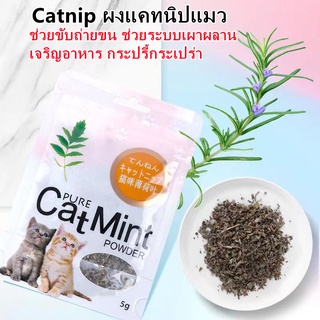 Catnip ผงแคทนิปแมว แคทนิป ราคาถูก กัญชาแมว ช่วยขับถ่ายขน