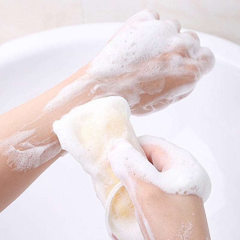 ฟองน้ําตาข่าย แบบสองชั้น สําหรับทําความสะอาดผิวหน้า 1 ชิ้น - รูปที่ 3