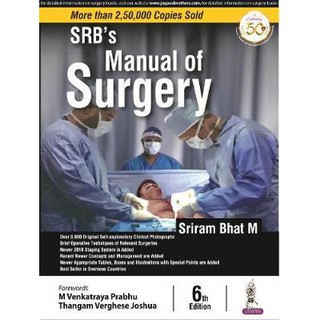 SRB s Manual of Surgery, 6ed - ISBN : 9789352709076