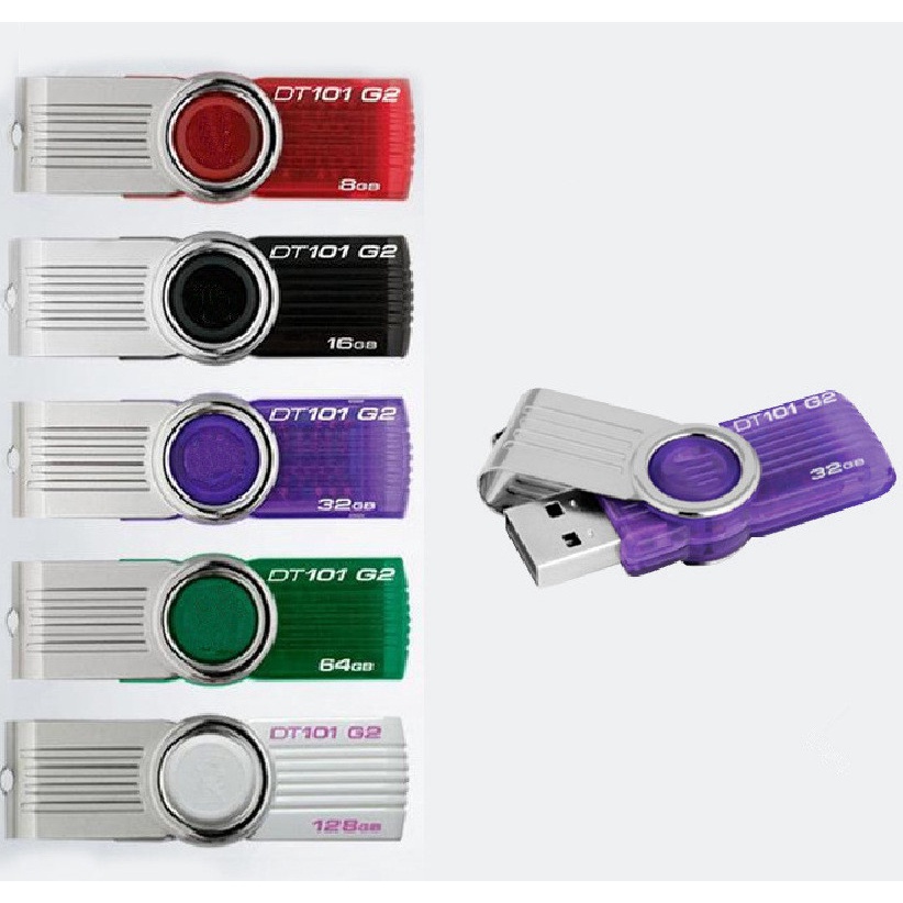 Kingston 101g2 ความเร็วสูงโลหะ U ดิสก์ 2TB USB แฟลชไดรฟ์ 8GB 16GB 32GB 64GB 128GB เสถียรเพียงพอนิ้วข