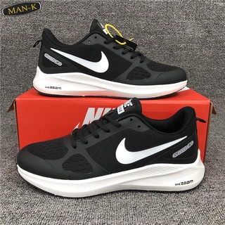 🔥NKแฟชั่นรองเท้าผ้าใบ รองเท้าวิ่งผู้ชาย รองเท้าสีดำ ขนาด 36-44