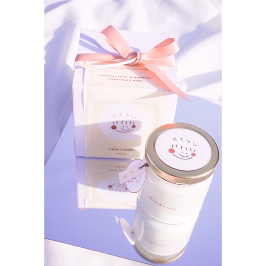 เทียนหอมไขถั่วเหลือง etsu ขนาด 140 ml