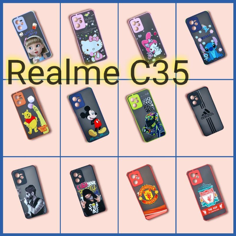 เคส การ์ตูน หลังขุ่นRealme C35. Realme8 4G.Redmi8 5G.Realme5.5i.6i.C3