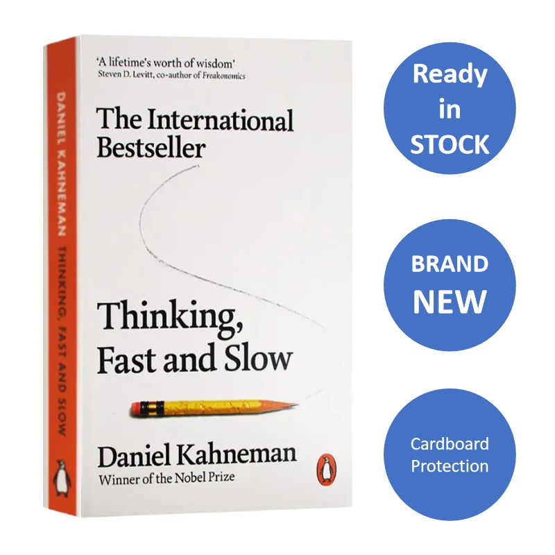 【iReading】Thinking Fast and Slow Brandnew English Daniel Kahneman Nobel Bestseller