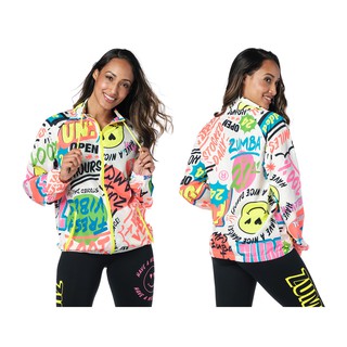 Zumba Original Pop Zip-Up Jacket (เสื้อแจ็คเก็ต เสื้อแแขนยาวออกกำลังกายซุมบ้า)