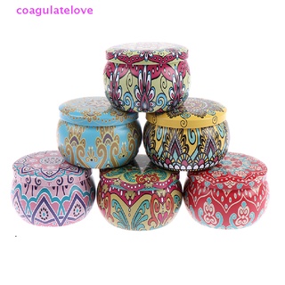 Coagulatelove กล่องดีบุก รูปกลอง สําหรับใส่ขนม คุ้กกี้ ชา เครื่องประดับ [ขายดี]