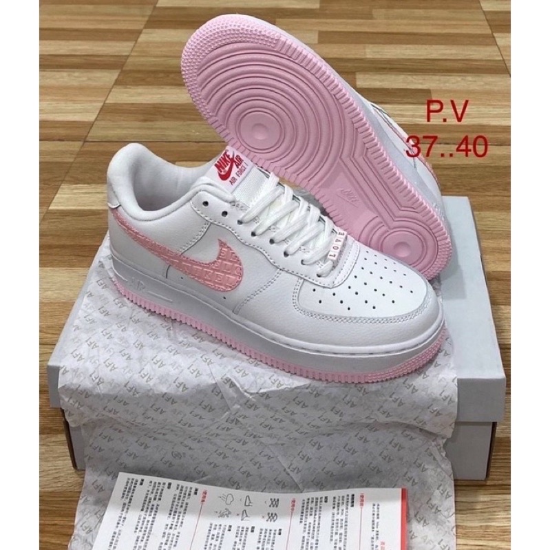 Nike Air Force 1 Low (size37-40) White Pink