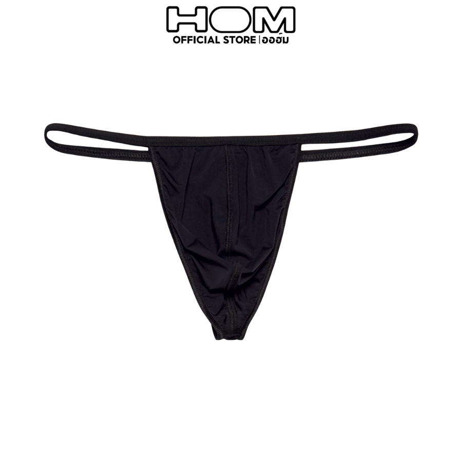 HOM (ออฮ์ม) รุ่น Plumes รหัส 359931 สี 004  ทรง G-String ผ้าลื่นบางเบา สายเล็กไม่ระคายเคือง โชว์ความเซ็กซี่ให้บั้นท้าย