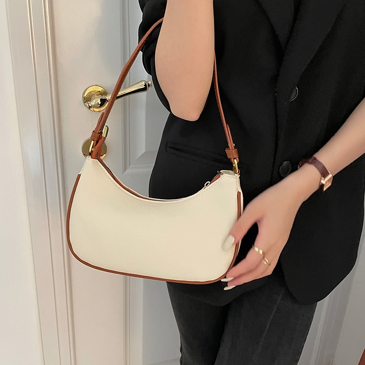 【พร้อมส่ง】กระเป๋าหนัง Pu สะพายไหล่ สไตล์วินเทจ รูปที่ 8