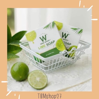 W Lime Soap🍋🍋Winkwhite วิ้งไวท์ สบู่มะนาว สบู่ผิวใส ขัดขี้ไคล