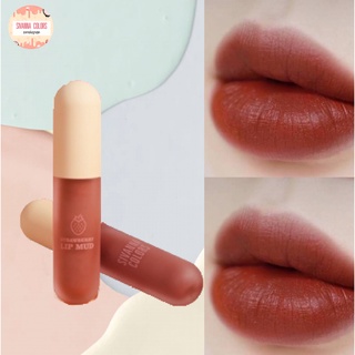 ลิปจุ่ม strawberry lip mud  HF164 [กรอกโค้ด LYVMAHP ลด 40.-]