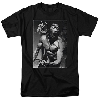 กระหน่ํา เสื้อยืดลําลอง แขนสั้น พิมพ์ลาย Bruce Lee FOCUSED RAGE แฟชั่นฤดูร้อน สําหรับผู้ชาย และผู้ใหญ่ ทุกขนาดสามารถปรับ