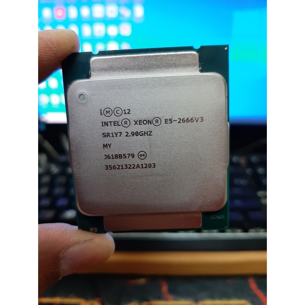 Intel Xeon E5-2666 V3 2.90GHz 25M 10คอร์ 20เทรด  22NM LGA2011-3 135W ซีพียูแรงๆ มือสองสภาพสวย