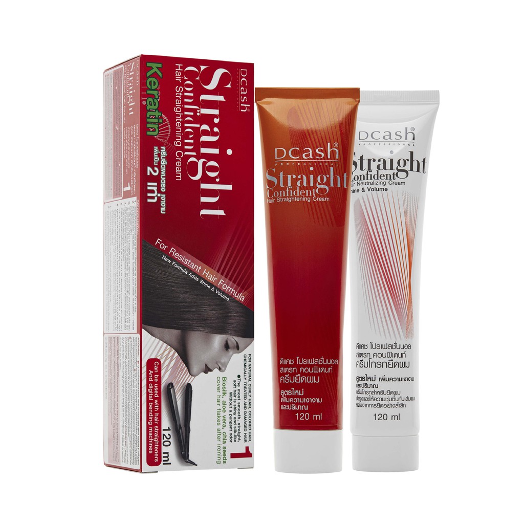 straight confident hair straightening cream