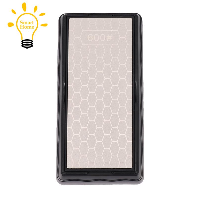 600# 1200# Double-Side Sharpener Diamond Whetstone Sharpening Stone Kitchen Grit Chef Grinding Tool
