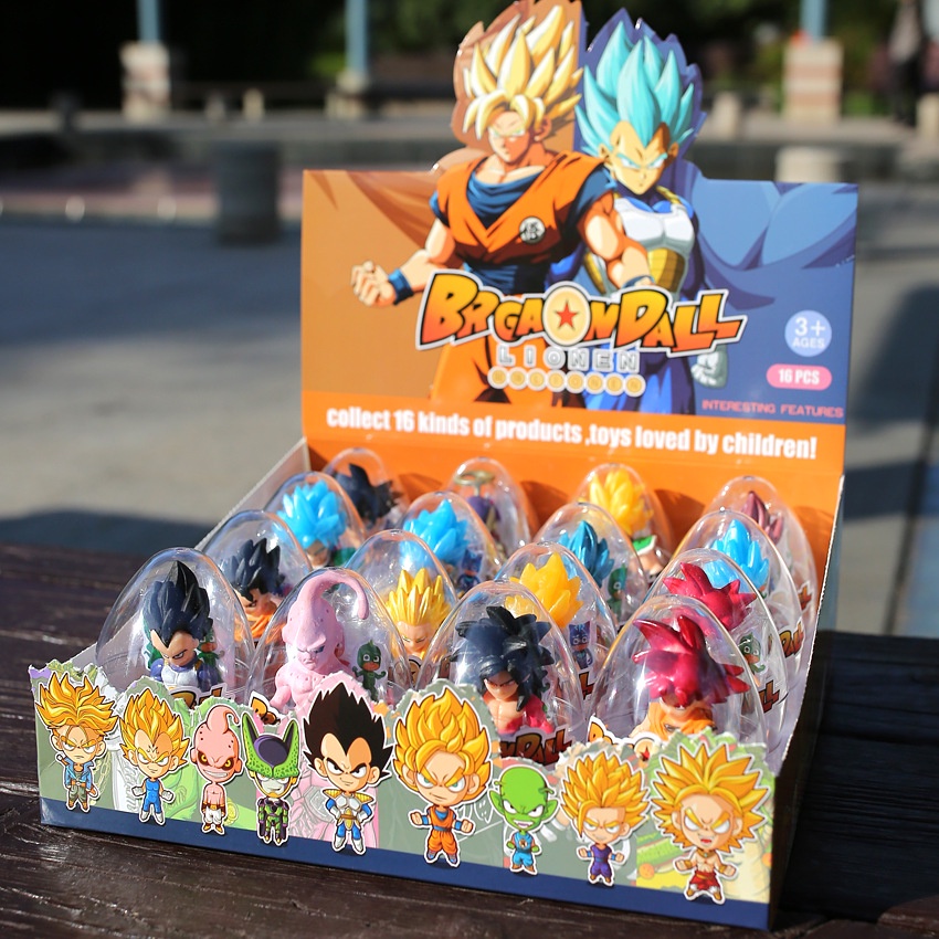 ตุ๊กตาฟิกเกอร์ PVC รูปการ์ตูน Dragon Ball Super Saiyan Freeza Goku Vegeta ของเล่นสําหรับเด็ก 1 ชิ้น