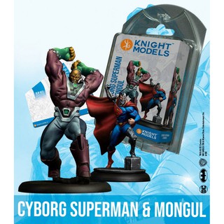 🔥มีของพร้อมส่ง🔥 Knight Models DC Universe Cyborg Superman &amp; Mongul - English  Scale 1/48 Resin ต้องประกอบทำสีเอง