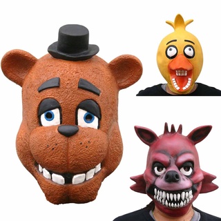 หน้ากาก ลาย Freddy Chica Bear Bonnie Foxy Five Nights สําหรับผู้ใหญ่