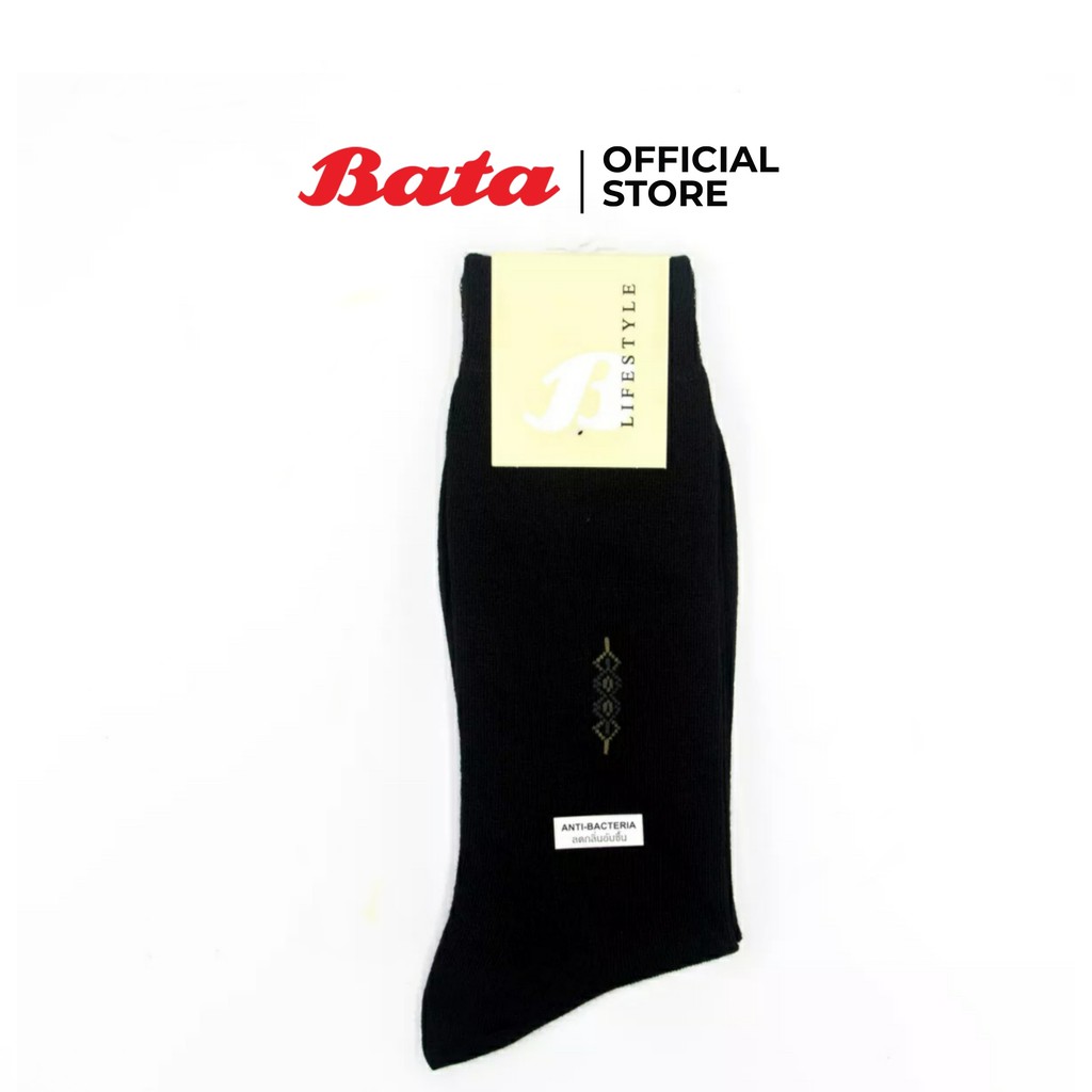 Bata SOCKS ถุงเท้ายาว MEN SOCK สีดำ รหัส 9586998 ACC