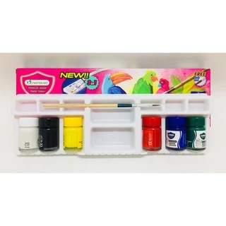 สีโปสเตอร์ ชุดจิตรกรน้อย 15 มล. 4 สี และ 6 สี (จำนวน 1 ชุด)