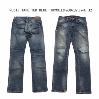 NUDIE TAPE TED BLUE TURMOIL