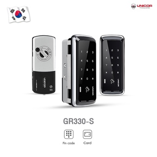 UNICOR  Digital Door Lock รุ่น GR330(กระจก) กลอนประตูดิจิตอล ส่งฟรี รับประกัน 2 ปี