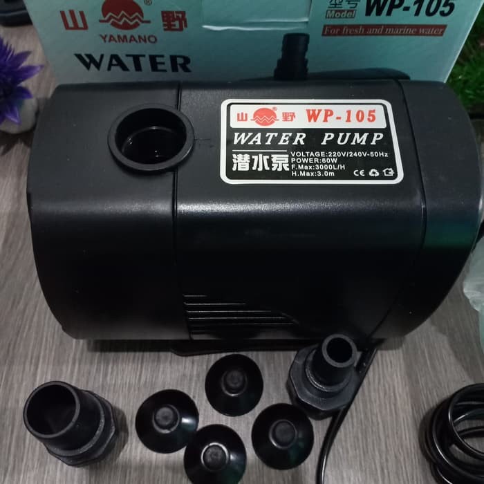 Yamano WP 105 WP105 ปั๊มจุ่ม 3 เมตร สําหรับตู้ปลา บ่อปลา ไฮโดรโปนิกส์