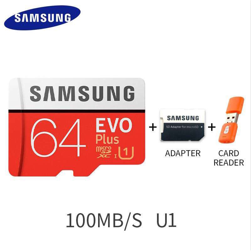 SAMSUNG Memory Card Micro SD 256GB 32GB 64GB 128GB 512G SDHC SDXC Grade EVOplus Class 10 C10 UHS
