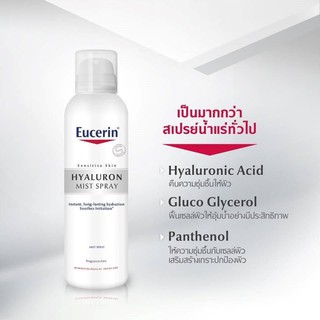 Eucerin Hyaluron Mist Spray ยูเซอริน ไฮยาลูรอน มิสท์ สเปรย์ 50ml.