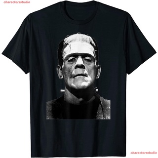 2022 Classic Halloween Monster Horror Movie Frankenstein Monster T-Shirt เสื้อยืด ดพิมพ์ลาย ดผ้าเด้ง คอกลม cotton ความนิ