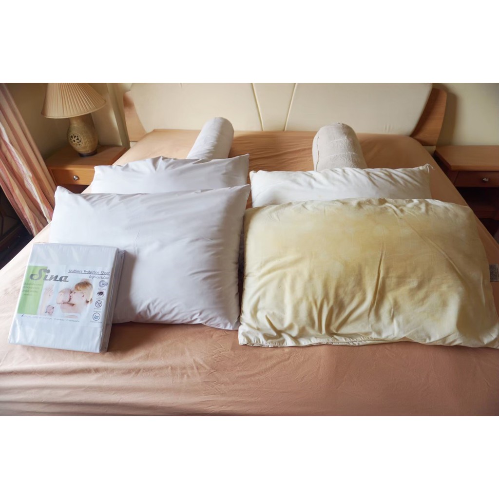 ผ้าปูรองที่นอนกันน้ำ กันคราบเปื้อน กันไรฝุ่น 100% (วัสดุ PVC NaNo Sheet) ผ้าปูโรงแรม ผ้าปูกันน้ำ ผ้าปูกันฉี่ - รูปที่ 6