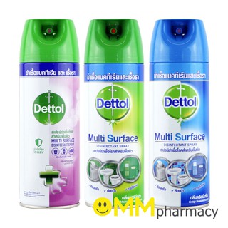 Dettol Multi Surface เดทตอล สเปรย์ฆ่าเชื้อโรคสำหรับพื้นผิว 450มล.