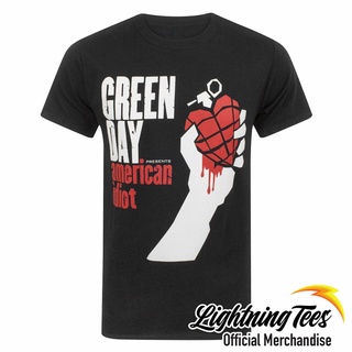 [S-5XL]เสื้อยืด พิมพ์ลาย Green Day American Idiot สําหรับผู้ชาย