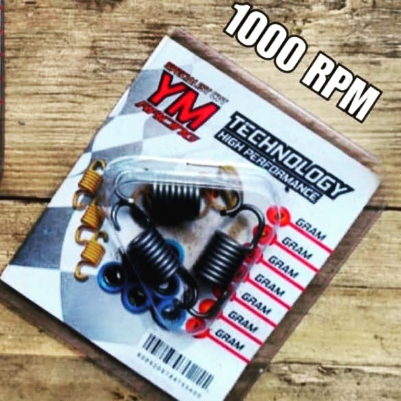 DOUBLE CRANK SPRING 1000 RPM 1 ชุดไม้พาย 3 ชิ้น / ชิ้นสําหรับรถจักรยานยนต์อัตโนมัติทั้งหมด / PER CEN