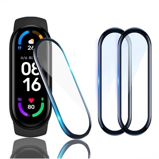 ฟิล์มกันรอยหน้าจอ 3 D สําหรับ Xiaomi Mi Band 6 Smart Watch