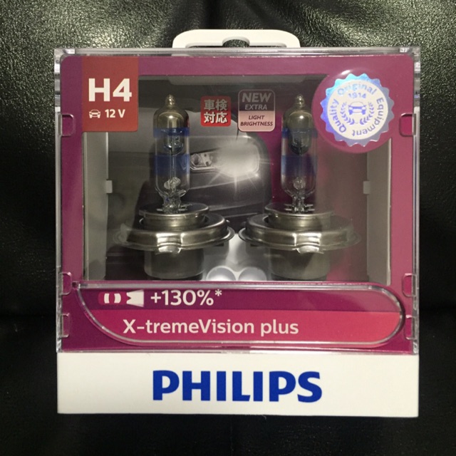 (พร้อมส่ง/แท้/) หลอดไฟหน้ารถยนต์ Philips H4